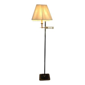 Hollywood Regency French Brass Swing Arm Lamp Maison Charles