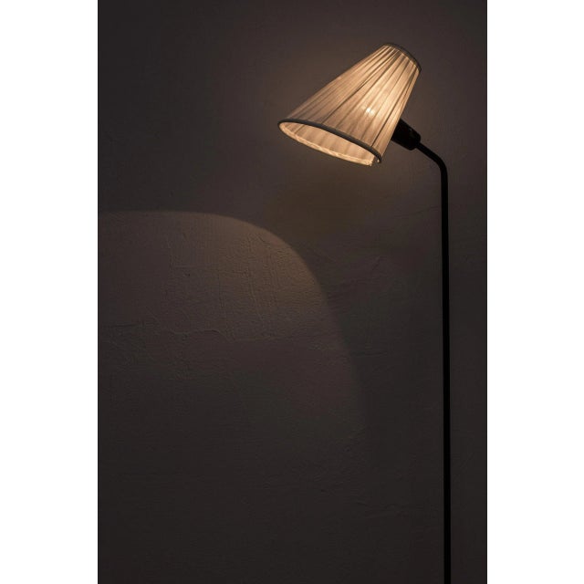 Black Swedish Floor Lamp from Luco, 1950s For Sale - Image 8 of 11