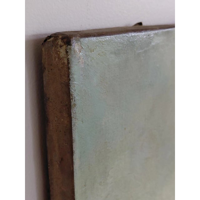 Wood Antique Signed Manuel Ozuna Spanish Portrait Oil on Canvas For Sale - Image 7 of 9