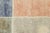 2020s Modernist Cubist Style Handcrafted Wool Area Rug Soft Terracotta, Ochre & Indigo For Sale - Image 5 of 12