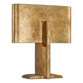 Kelly Wearstler by Visual Comfort Signature Lotura 17" Intersecting Table Lamp in Museum Gild For Sale