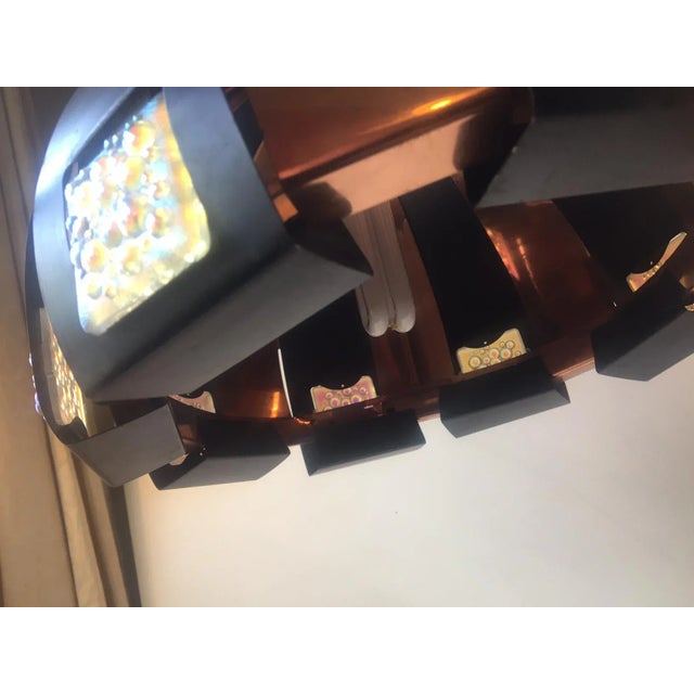 Danish Mid-Century Copper Pendant by Werner Schou for Coronell, 1960s For Sale - Image 4 of 6