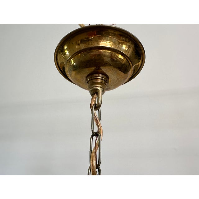 Pair Vaughan Designs English Regency Style Brass Hanging Lanterns For Sale - Image 13 of 15