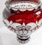 19th Century Red Cut to Clear Glass Vase or Urn For Sale - Image 9 of 12