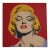 Steve Kaufman Marilyn Monroe Pop Style Oil Painting on Canvas For Sale