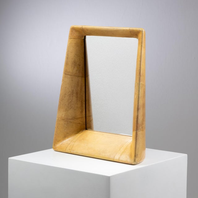 Parchment Mirror by Guglielmo Ulrich, 1930s For Sale - Image 6 of 6