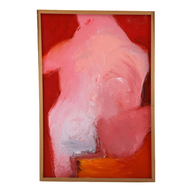Figurative Expressionism "Form and Color" Original Painting by the Reverend Dr. Virginia Cohn Parkum For Sale