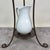 English Victorian Wrought Iron Wash Stand With Oval Mirror, Basin and Pitcher For Sale - Image 4 of 12
