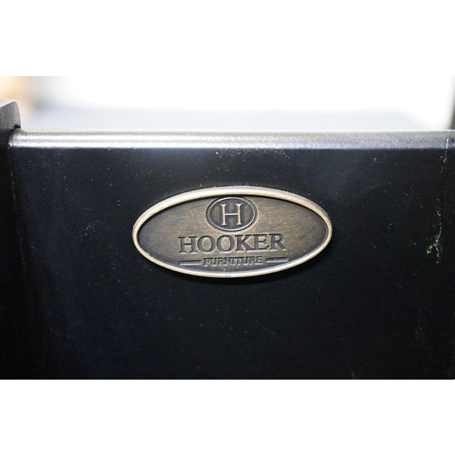 Hooker Furniture Black Painted Contemporary Modern 61" Media Console Cabinet 429-55-480 For Sale - Image 9 of 14