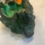 1940s Art Deco Green Malachite Glass Figural Fish Bowl Czechoslovakia For Sale In Miami - Image 6 of 9