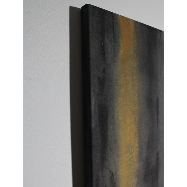 Karina Savonenko, Vertical Organic Lines in Green and Yellow, 2026, Acrylic Painting on Canvas For Sale - Image 4 of 8