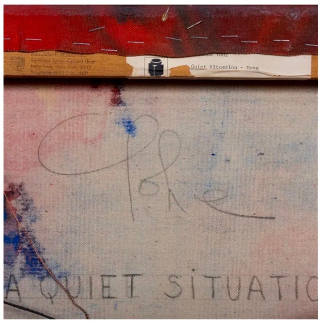 James Yohe, Modernist American Abstract Expressionist Pop Art Painting on Canvas James Yohe, 1980 For Sale - Image 12 of 13