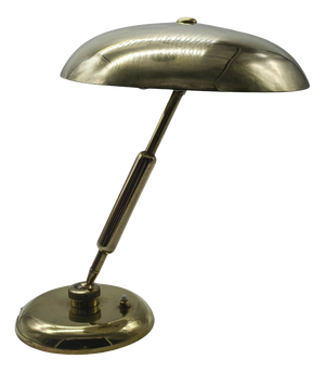 Vintage Brass Table Lamp by Giovanni Michelucci for Lariolux, Italy, 1950s