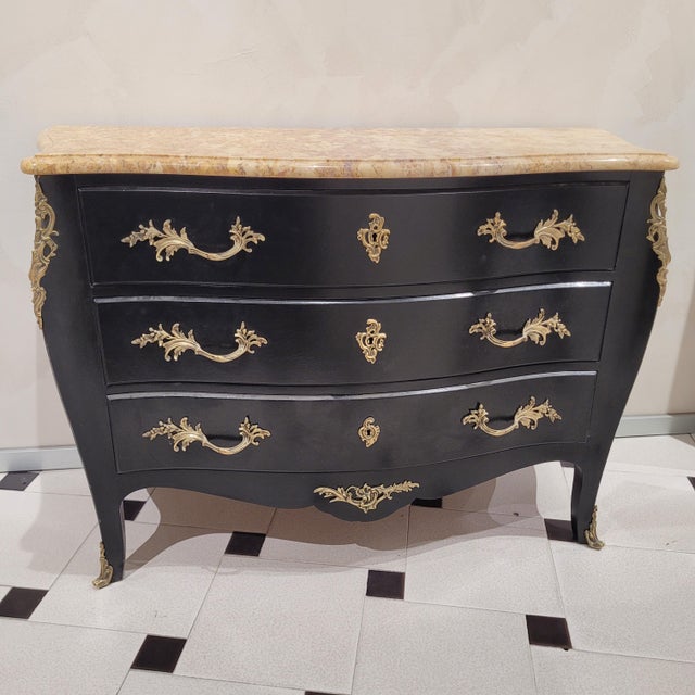 Wood Louis XV Commode, Paris, France, 1900s For Sale - Image 7 of 18