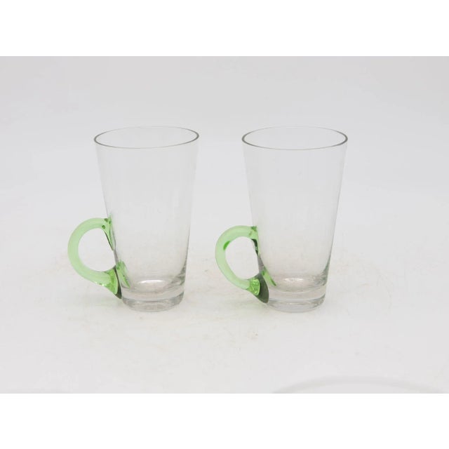 Set of Eight Vintage Hot Toddy Glasses With Colorful Handles For Sale In New York - Image 6 of 9