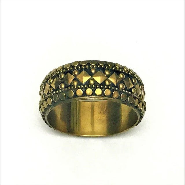Vintage 1960's Art Deco Style Bangle For Sale - Image 4 of 4