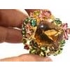 Bochic "Orient" Vintage Multi Tourmaline & Citrine Ring Set In 18K Gold & Silver For Sale - Image 16 of 18