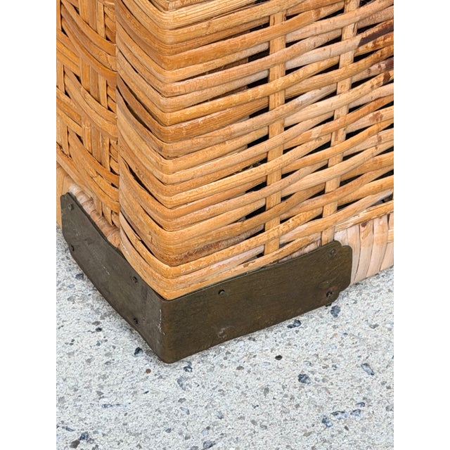 Vintage Island Style Wrapped Rattan Chest of Drawers For Sale - Image 14 of 15