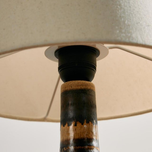 Vintage Ceramic Table Lamp by Per Engstrøm, 1970s For Sale - Image 6 of 9