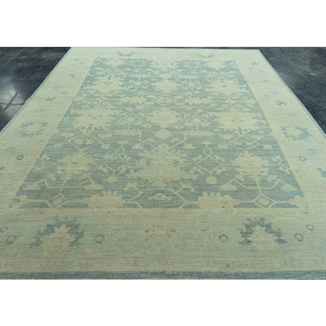 Early 21st Century Turkish Oushak Rug 8'11" x 11'11" #20084 For Sale - Image 5 of 8