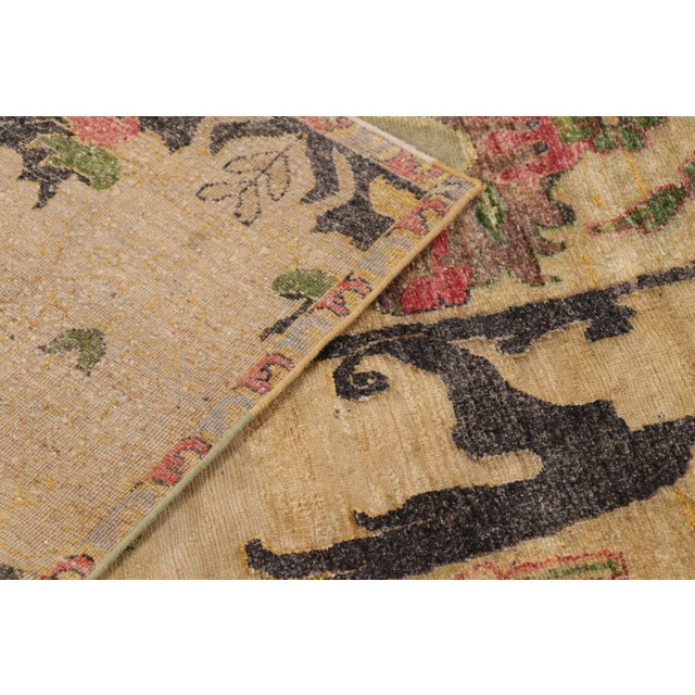 Goldenrod Contemporary Oversized Modern Classics Bidjar Floral Wool Rug by Rug & Kilim For Sale - Image 8 of 10