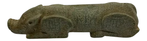 Ancient Serpentine Pig Statue