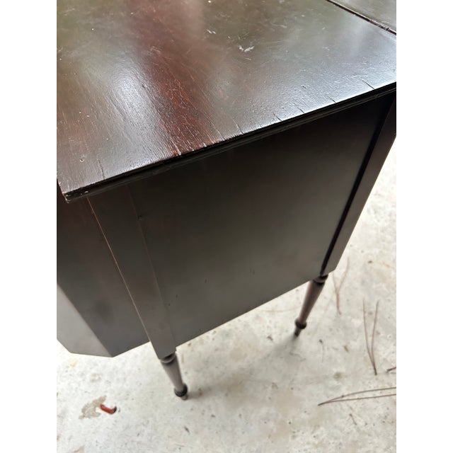 Antique Mahogany Sewing Table For Sale In Savannah - Image 6 of 12