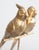 Mid-Century Brass Parrots Lovebirds Perched on a Stand For Sale - Image 9 of 10