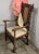 English Carved Walnut Barley Twist Throne Chair With Putti & Cane Back For Sale In Raleigh - Image 6 of 13