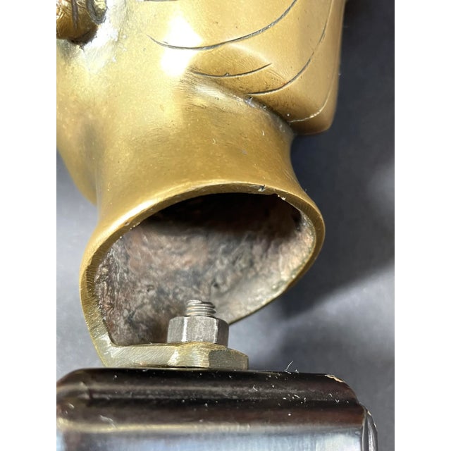 Vintage Brass Bust of a Laotian Woman For Sale - Image 11 of 12