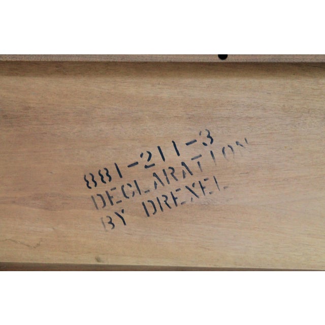 Kipp Stewart for Drexel Declaration Mid Century Walnut Long Coffee Table For Sale In Milwaukee - Image 6 of 10