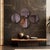 Metal Broidy Round Mirror- Aubergine Purple For Sale - Image 7 of 9