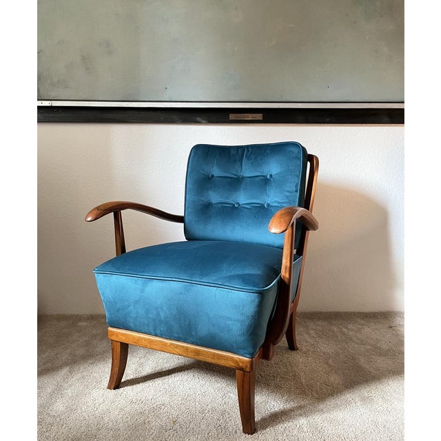 Art Deco Lounge Chair by Gyula Kaesz, 1930s For Sale - Image 9 of 9