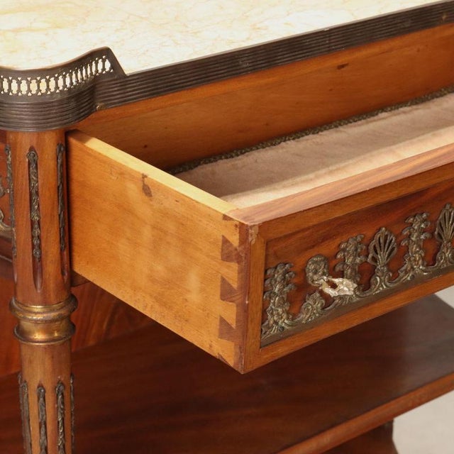 Early 20th Century Neo-Classical Mahogany Console For Sale - Image 3 of 10