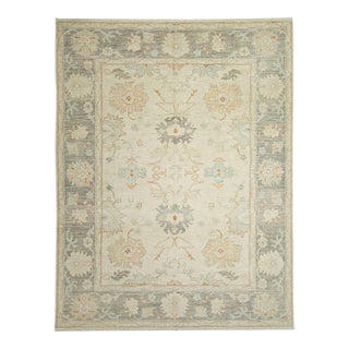 Oushak Rug 8'11" x 11'7" For Sale