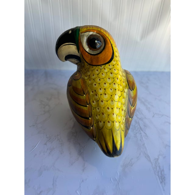 Sergio Bustamante Melquiades Preciado (Ser-Mel) Tonola Jalisco Mexican Paper Mache Toucan Bird Sculpture For Sale - Image 12 of 12