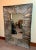 One of a kind sculpted tin framed mirror with beautiful details crafted by an artisan in Sun Valley, Idaho. Back of mirror...