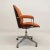 1970s MIM Executive Chair with Wheels in Cognac Leather and Wood, 1970s For Sale - Image 5 of 18