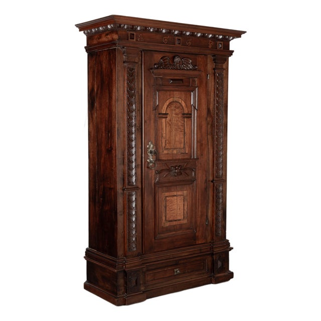 19th Century French Périgord Walnut Armoire For Sale