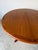 1970s Mid-Century Danish Modern Teak Expanding Round- Oval Dining Table For Sale - Image 10 of 18