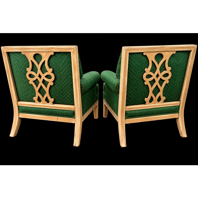 These Asian lounge chairs by iconic Erwin-Lambeth are designed to bring a touch of Eastern elegance to any living space....