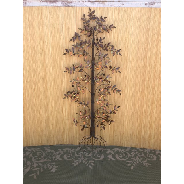 1970s Tree of Life Copper / Brass Sculpture Signed by Curtis Jere For Sale In West Palm - Image 6 of 12