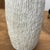 Ceramic Textured White Bark Styled Ceramic Vase with Round Opening For Sale - Image 7 of 10