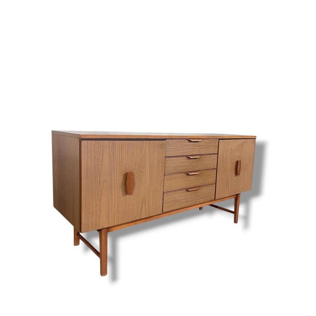 1970s Mid-Century Scandinavian Modern Teak Sideboard, 1970s For Sale - Image 5 of 8