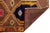 This striking vintage Persian runner features a bold, nomadic aesthetic characterized by four large stacked medallions and...