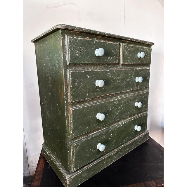 Pine Chest of Drawers, 1988 For Sale - Image 3 of 18