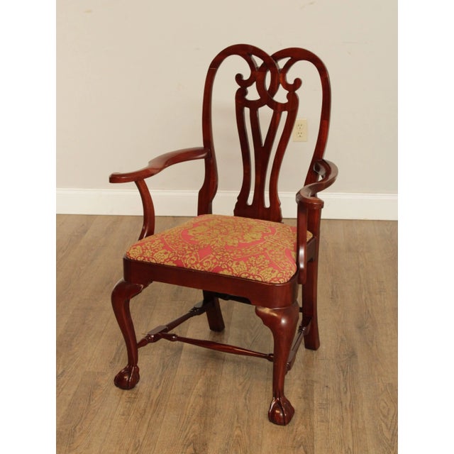 Chippendale Style Mahogany Ball and Claw Dining Chairs - Set of 8 For Sale - Image 9 of 13
