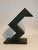 Metal Vintage Zig Zag Table Lamps from Massive, Belgium, 1984, Set of 2 For Sale - Image 7 of 12