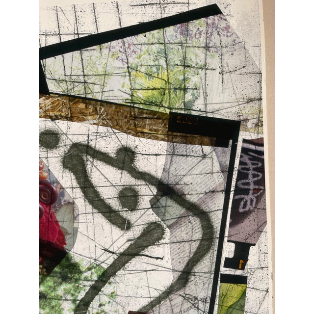Mid-Century Modern Early 21st Century "Untitled 1" Abstract Expressionist Photo Collage Print by Peter Astrom For Sale - Image 3 of 13