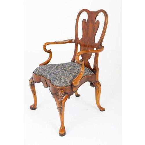 Queen Anne Dining Chairs in Elm, 1920s, Set of 20 For Sale - Image 6 of 6